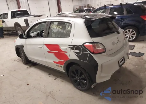 2024 Mitsubishi Mirage Ralliart z USA, uszkodzony, nr VIN ML32AWHJ2RH010794